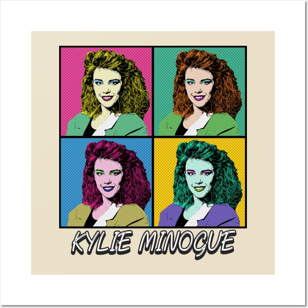 Kylie Minogue 80s Pop Art Style Wall Art by ArtGaul